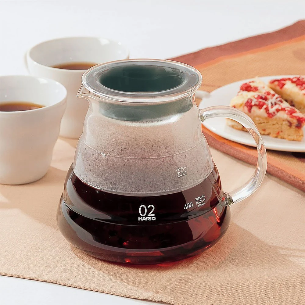 Hario V60 Glass Range Coffee Server (600ml, Clear) - Image 3
