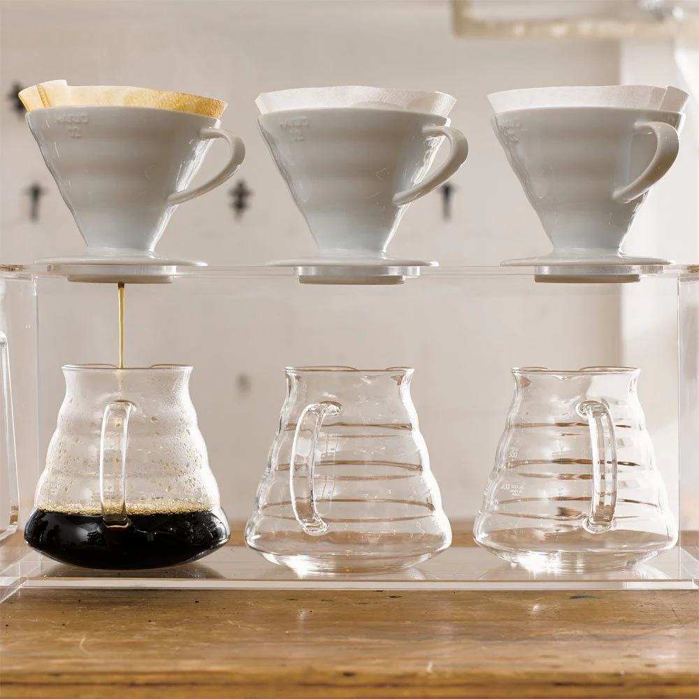 Hario V60 Glass Range Coffee Server (600ml, Clear) - Image 4